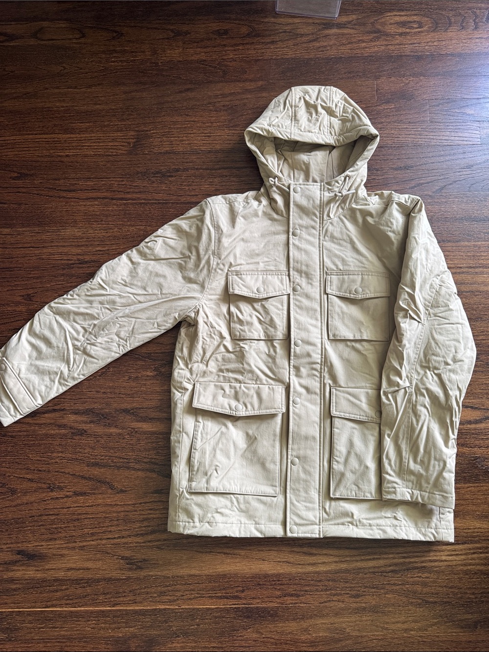 GAP Men's Hooded Jacket in Beige